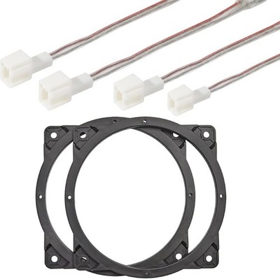 6.5-6.75 Front Door Speaker Adapter Ring Brackets For Hyundai Azera Elantra