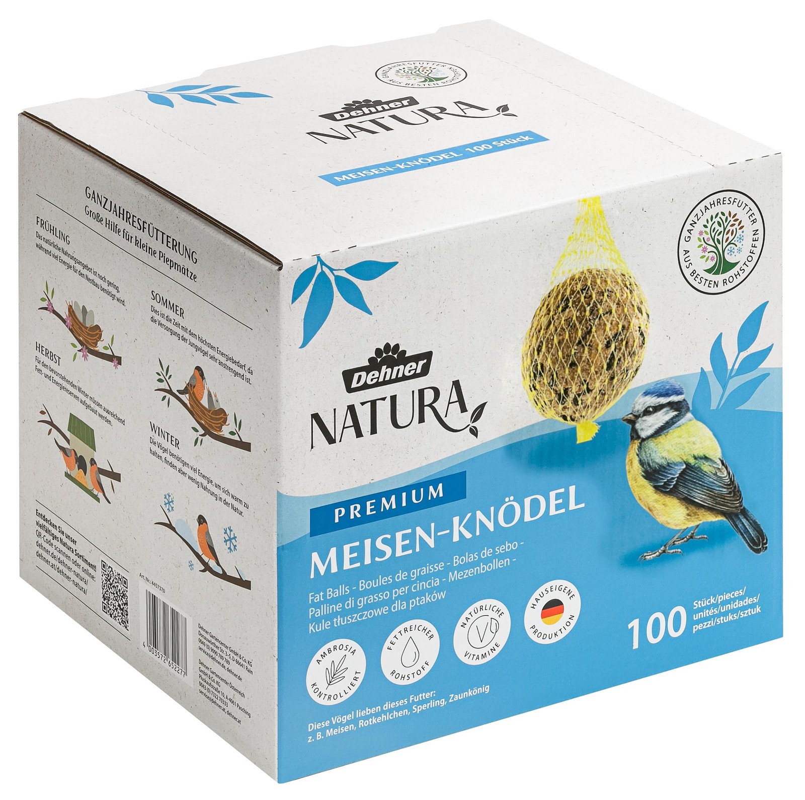 Cibo Uccelli Selvatici Natura Premium: Palline Energetiche Proteiche