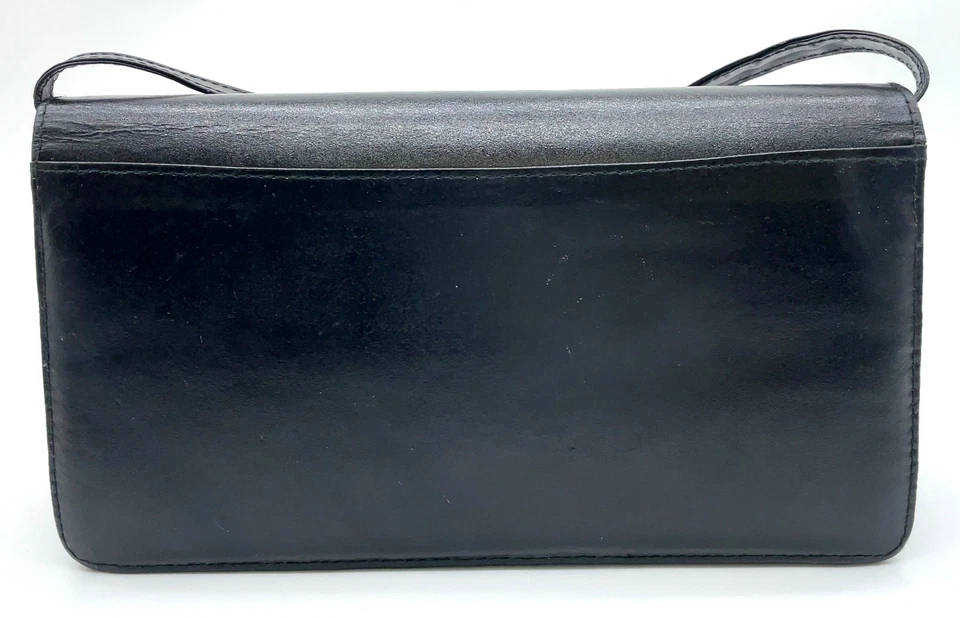 Authentic Yves Saint Laurent Leather Black Shoulder Bag i110307 - Image 3 of 4