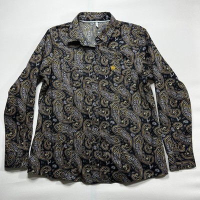 Cinch Women's Long Sleeve Western Purple Paisley Snap Shirt - Size XXL