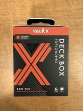 Vault X Topload Red Black Deck Box for 80+ Sleeved Cards MTG Commander Exo-Tec