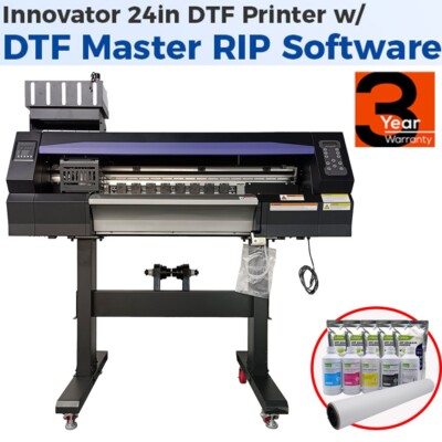 24in DTF Direct to Film Printer Direct Transfer Printer 2 print Head -pickup!