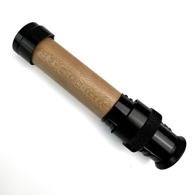 FBS Fly Rod Reel Seat - Style 3 | Downlocking | Black | Maple | 0.375'' Bore