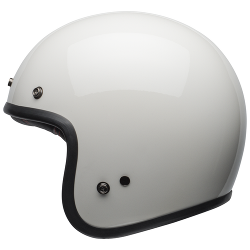 Cascos de moto Bell Custom 500 2024 vintage blancos - Imagen 7 de 12
