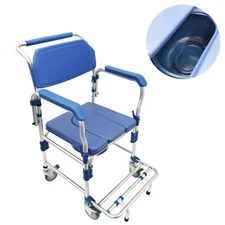 Potty Chair for Elderly/Pregnant/Patient Folding Toilet Chair Bathroom Seat