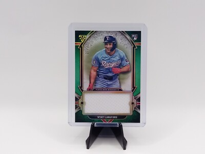2024 Topps Triple Threads Wyatt Langford RC Single Jumbo Relic Card 27/27