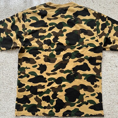 BAPE × stussy 30th Anniversary World Tour T-shirt 1st camo A BAPE × stussy 30th Anniversary World Tour T-shirt 1st camo A