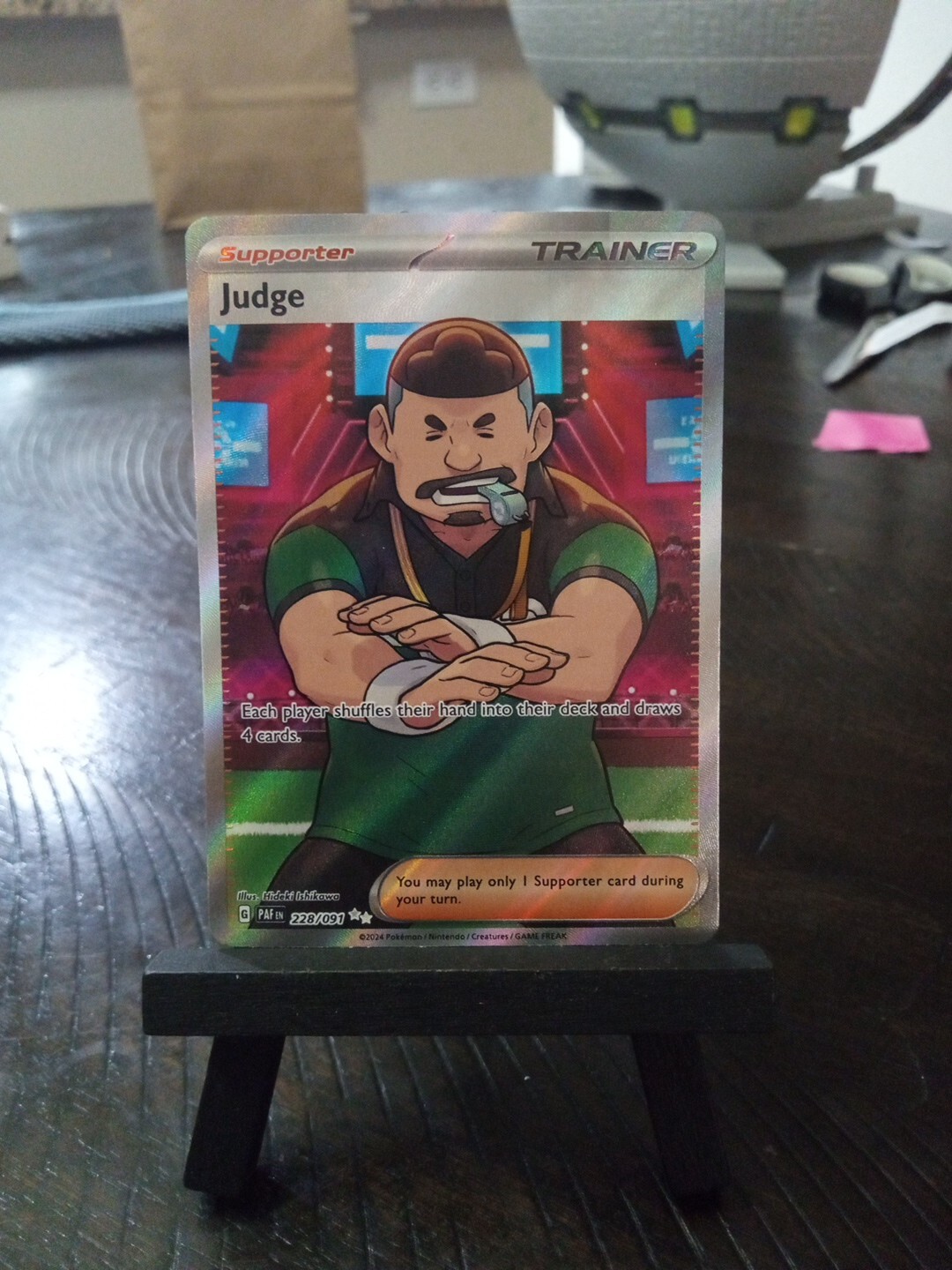 Pokémon TCG Judge Scarlet & Violet: Paldean Fates 228/091 Holo Ultra Rare