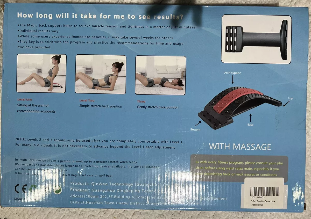 Waist Relax Mate Multi Level Back Stretcher Stretching Device Back