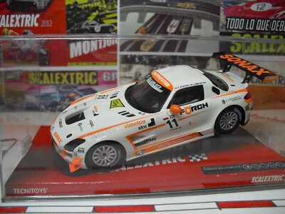 Mercedes SLS SONAX 1/32 - Scalextric New Ref.A10071S300 (Tecnitoys) SLOT CAR