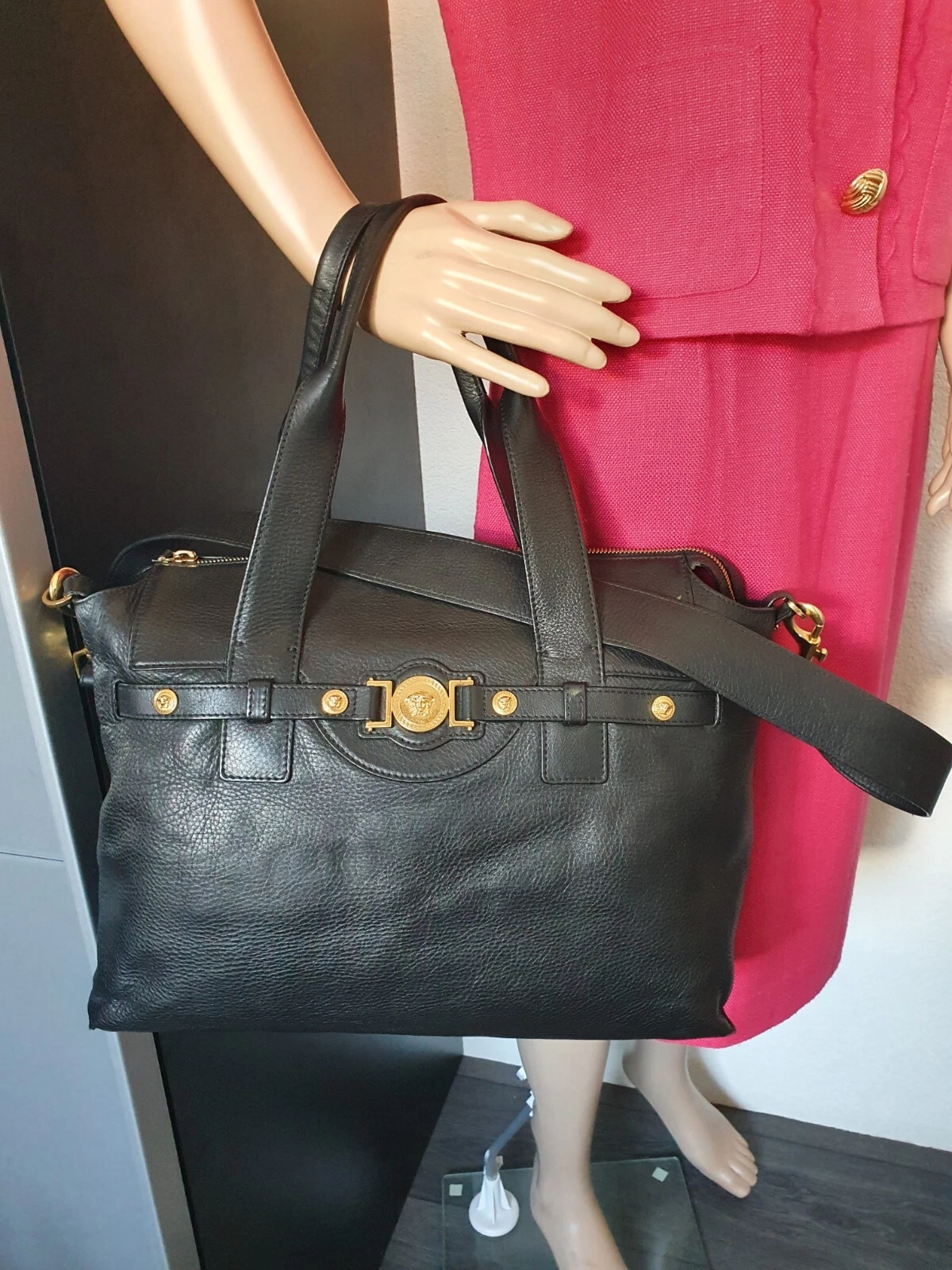 Autentica borsa testa Versace medusa