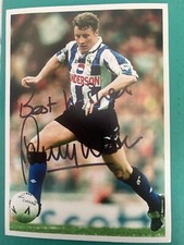 Danny Wilson Sheffield Wednesday  Hand Signed 7x5 bordered photo Autograph