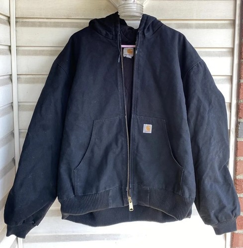 Carhartt Jacket Adult Medium RN 14806 Hooded Full Zip Black 2XL Men's – St.  John's Institute (Hua Ming)