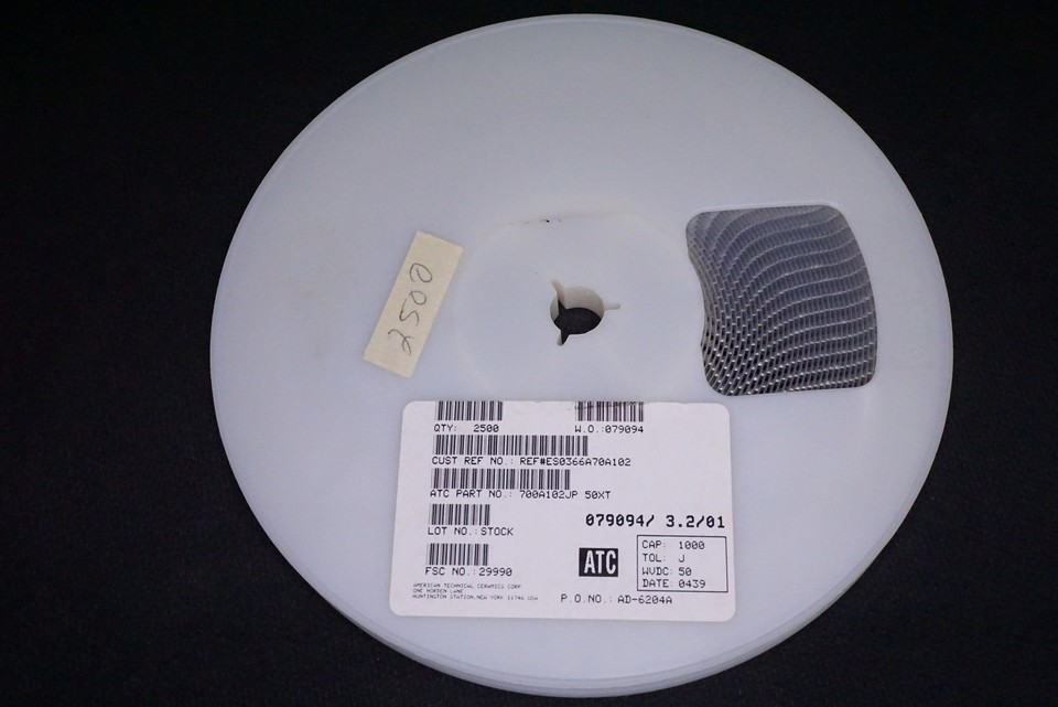 10 Condensatori Multilayer ATC 100B101 100pF 500V - Superchip In 10 Condensatori Multilayer ATC 100B101 100pF 500V - Superchip In