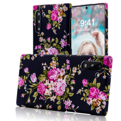 Galaxy Note 10 6.3'' Case with Fashion Unique Floral, Wireless Cahrging Supported