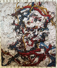 FRANK AUERBACH - HEAD OF EOW III - EXHIBITION ART CARD MANTLEPIECE PRINT