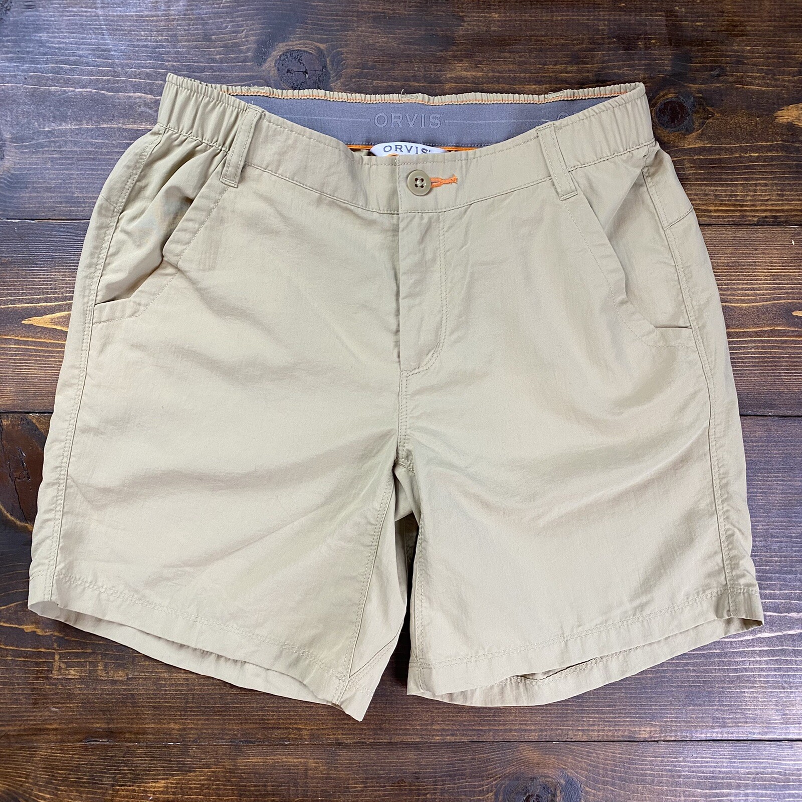Orvis Women 6 Ultralight Natural Fit Khaki Shorts Out… Gem