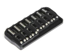 Hipshot 41070B 7-String Hardtail Fixed Electric Guitar Bridge .125" - BLACK