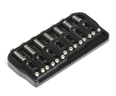 Hipshot 41070B 7-String Hardtail Fixed Electric Guitar Bridge .125'' - BLACK
