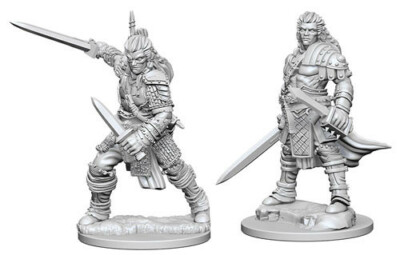 Pathfinder Battles Deep Cuts Unpainted Minis: W1 Male Human Fighter (Valeros)