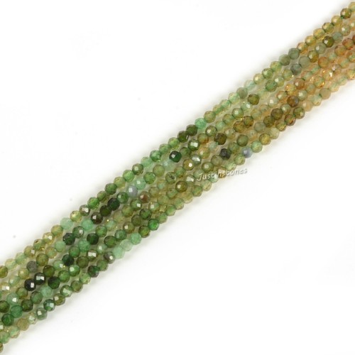 2mm to 3mm Faceted Gemstone round loose beads strand 15.5-16" DIY Jewelry Making - Picture 41 of 143