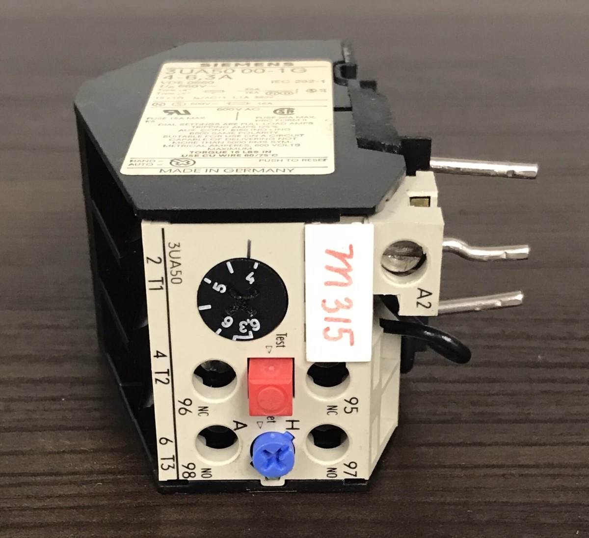 Siemens 3UA50 00-1A Solid State Overload Relay, 41% OFF