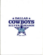 Dallas Cowboys Silver Season 25 1984 Prospectus