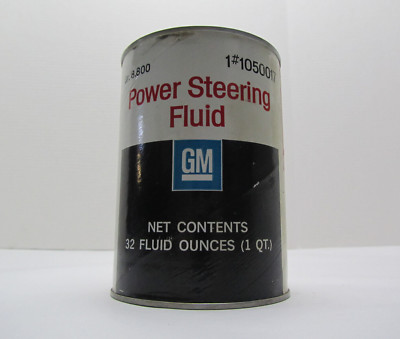 GM General Motors Card Board Oil Can NOS Power Steering Fluid Gr. 8.800