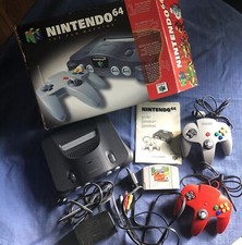 Nintendo64 TESTED Console Manual Controller Cords PLUS-Controller Game NoFoam