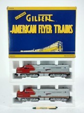 American Flyer 48130 Santa Fe S Gauge PA AA Diesel Locomotive Set