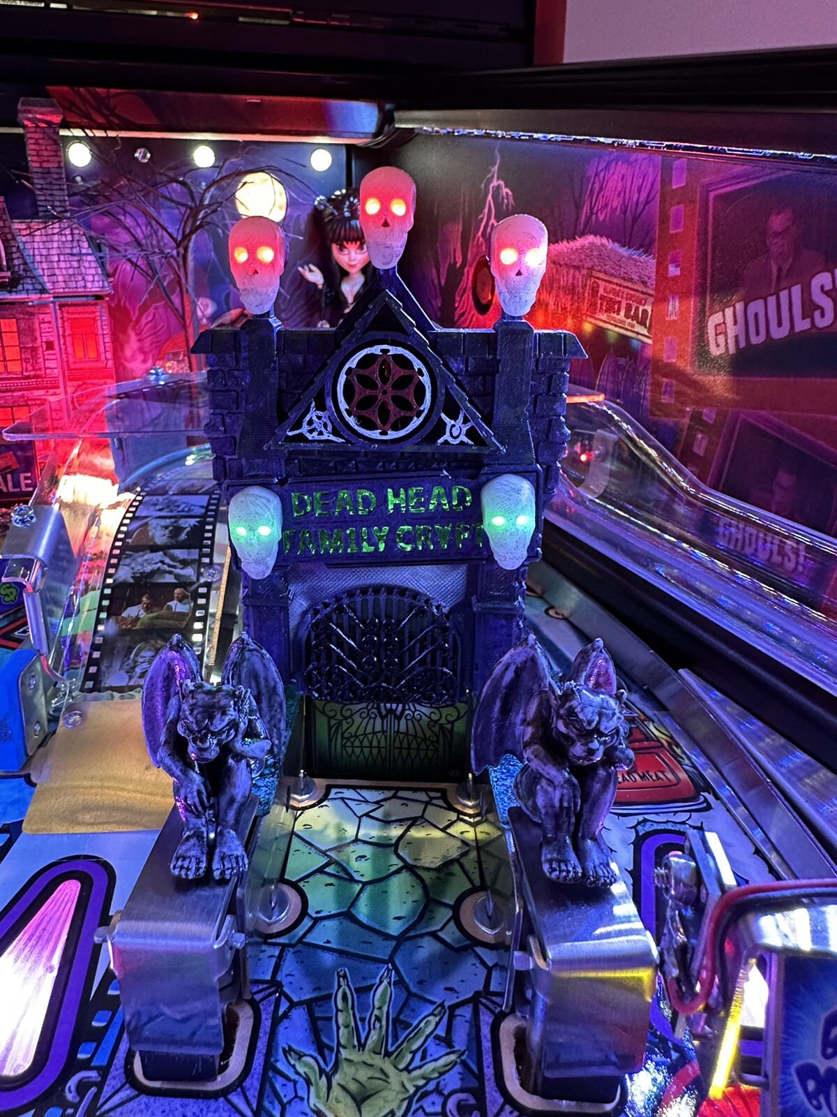 elvira house of horrors pinball Crypt Mod | eBay