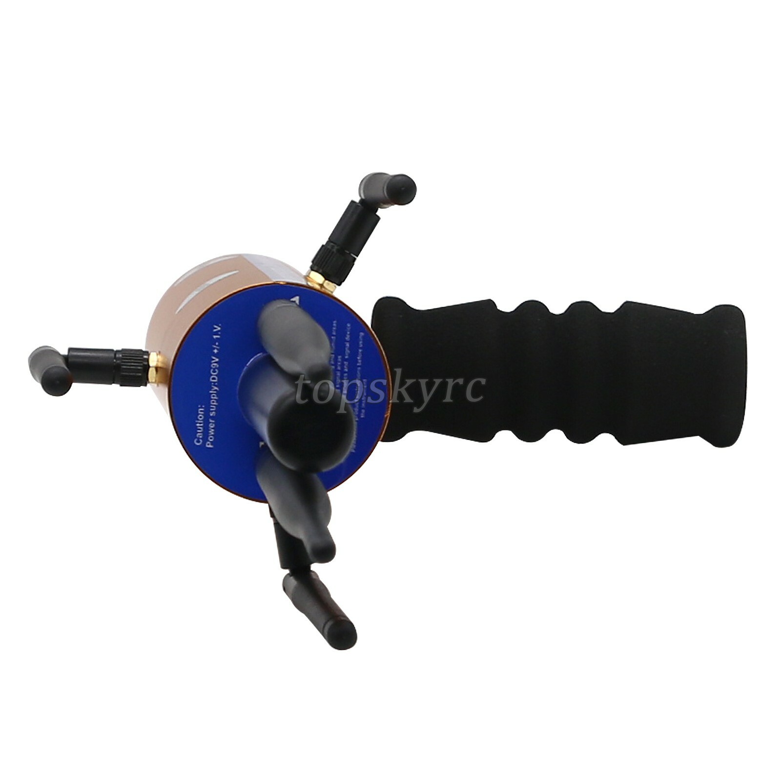 AKS Long Range Gold Metal Detector Gems Diamond Finder with Six Antennas tpys
