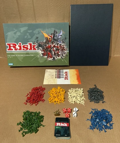 Vintage 2003 Hasbro Risk Board Game The Game of Global Domination Complete Set