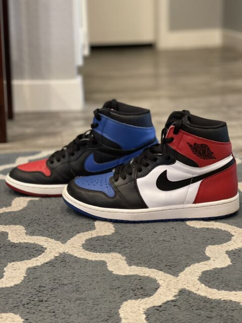 nike air jordan 1 black and red