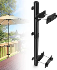 Patio Umbrella Holder for Deck Railing Adjustable Umbrella Mount Outdoor Attacha