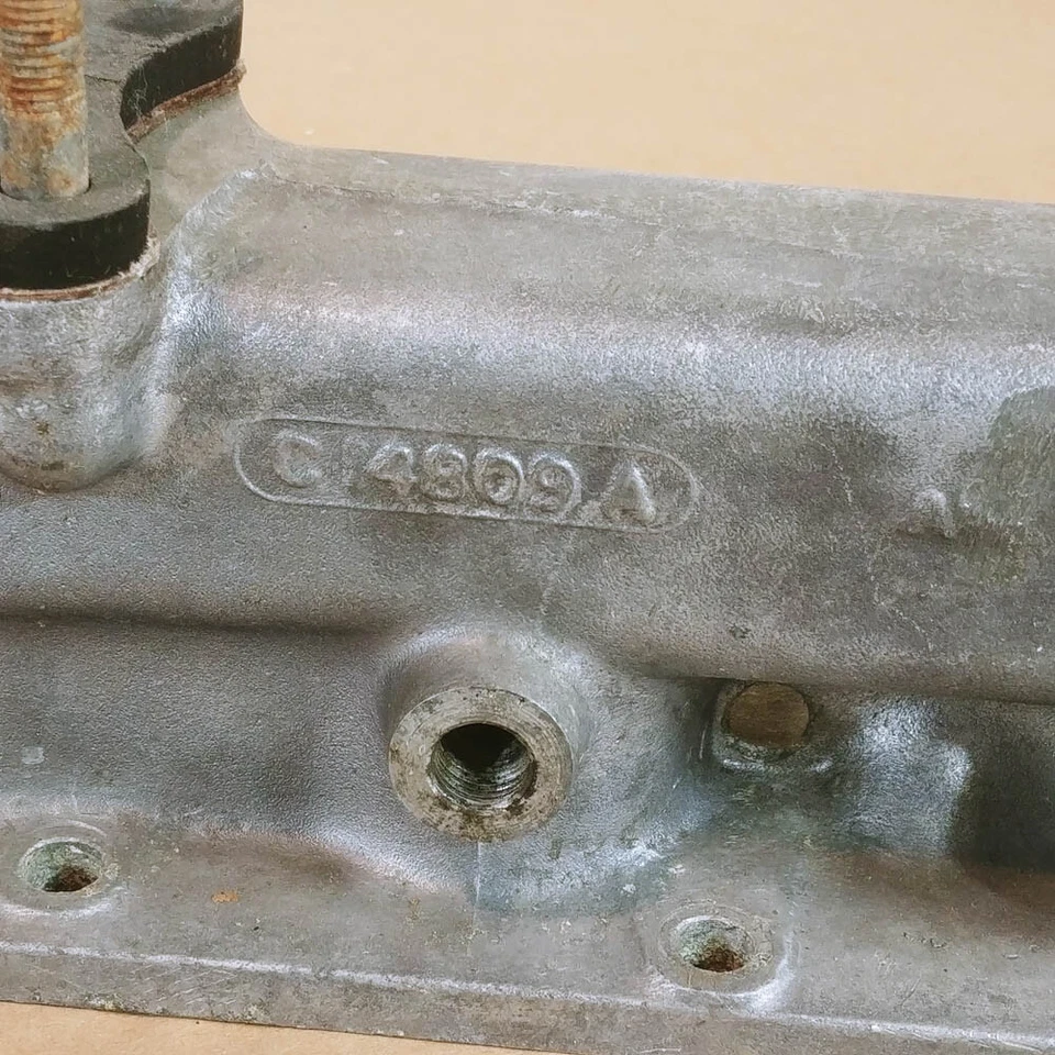 Colector de admisión de carburador doble original Jaguar XK150 MK2 SU C14809A fabricante de equipos originales Foto 4 de 4