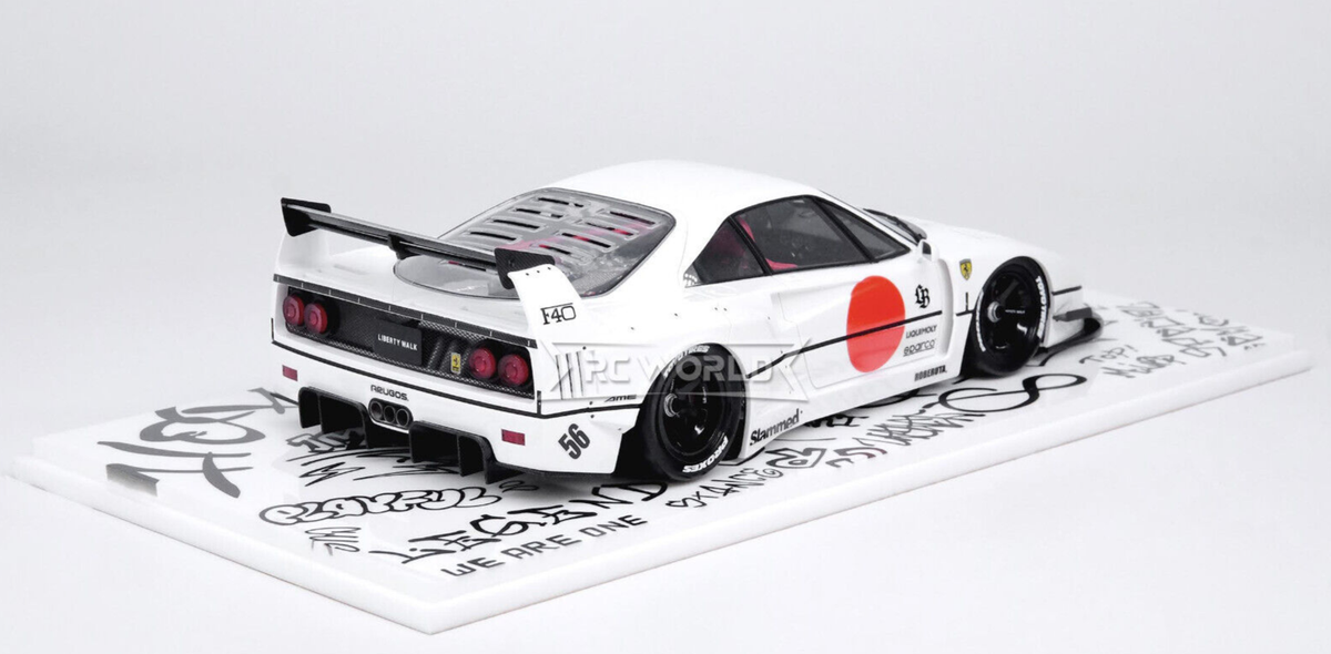 1/18 FERRARI F40 LBWK Liberty Walk Resin Model Car -RED- | eBay