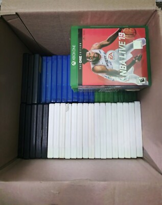 Multiple Video Games Box (50) PS4, PS2, XBOX ONE, Wii 