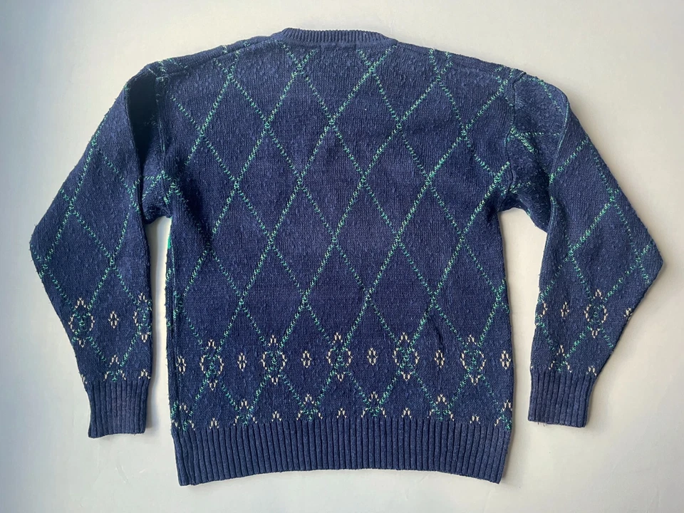 Suéter tejido vintage de golf Austin Reed para hombre talla grande usado en excelente estado manga larga Foto 4 de 4