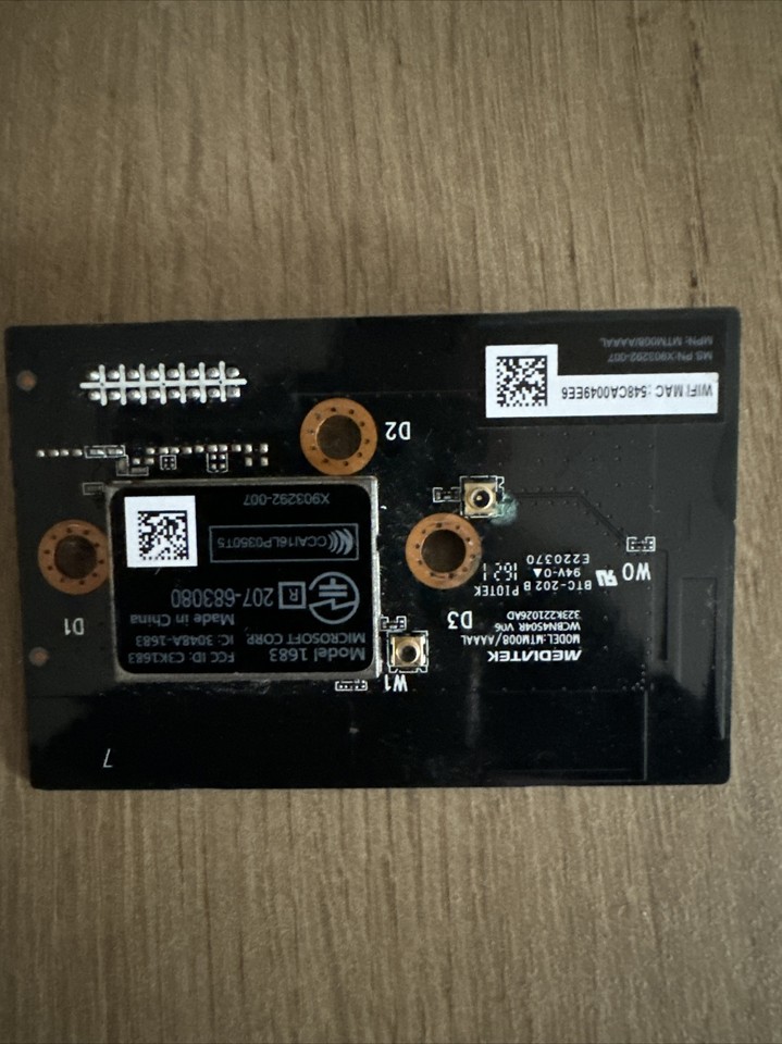 Xbox One S Wireless Internal Bluetooth Module Board / PCB (Model 1683 ...