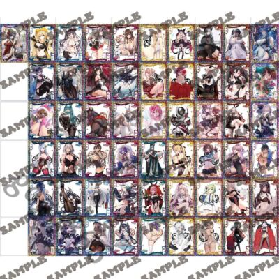 Anime Azur Lane New Playing Game Cards Poker Collection Update Card 54 ...