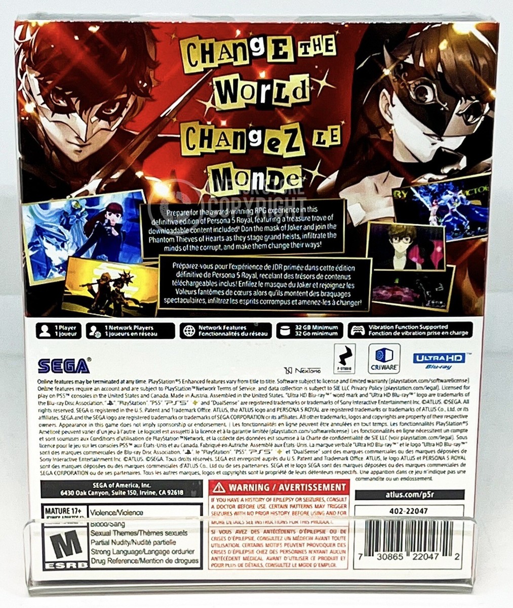 Persona 5 Royal - Steelbook - PS5 - Brand New | Factory