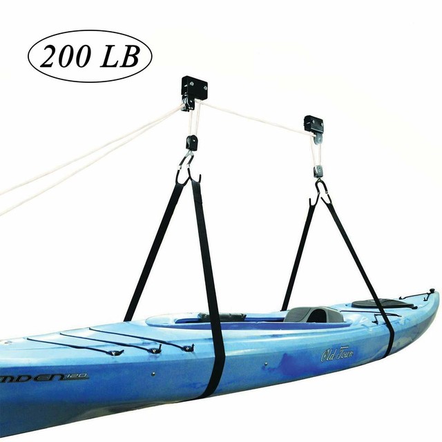 Prohoists Heavy Duty Garage Utility Canoe And Kayak Lift Hoist