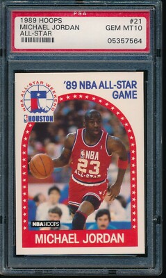 [Tokyo_DC]1990 Hoopsマイケル•ジョーダン PSA-10 Amazon.com: Michael Jordan 1990 Hoops Basketball Card #65 Graded