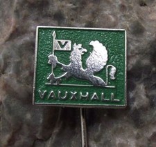 Antique Vauxhall Motors UK English Car Builder Griffin Flag Logo Pin Badge