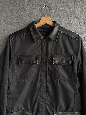 05ss archive prada leather jacket nylon 05ss archive prada leather jacket nylon