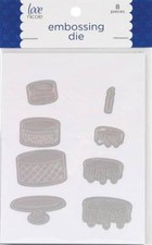Love Nicole Embossing Die 8 pc Cake STC0266
