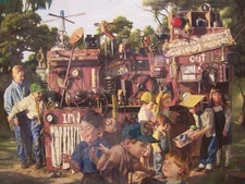 Jigsaw puzzle Child's Play Incredible Shrinking Machine 1000 piece NEW made USA