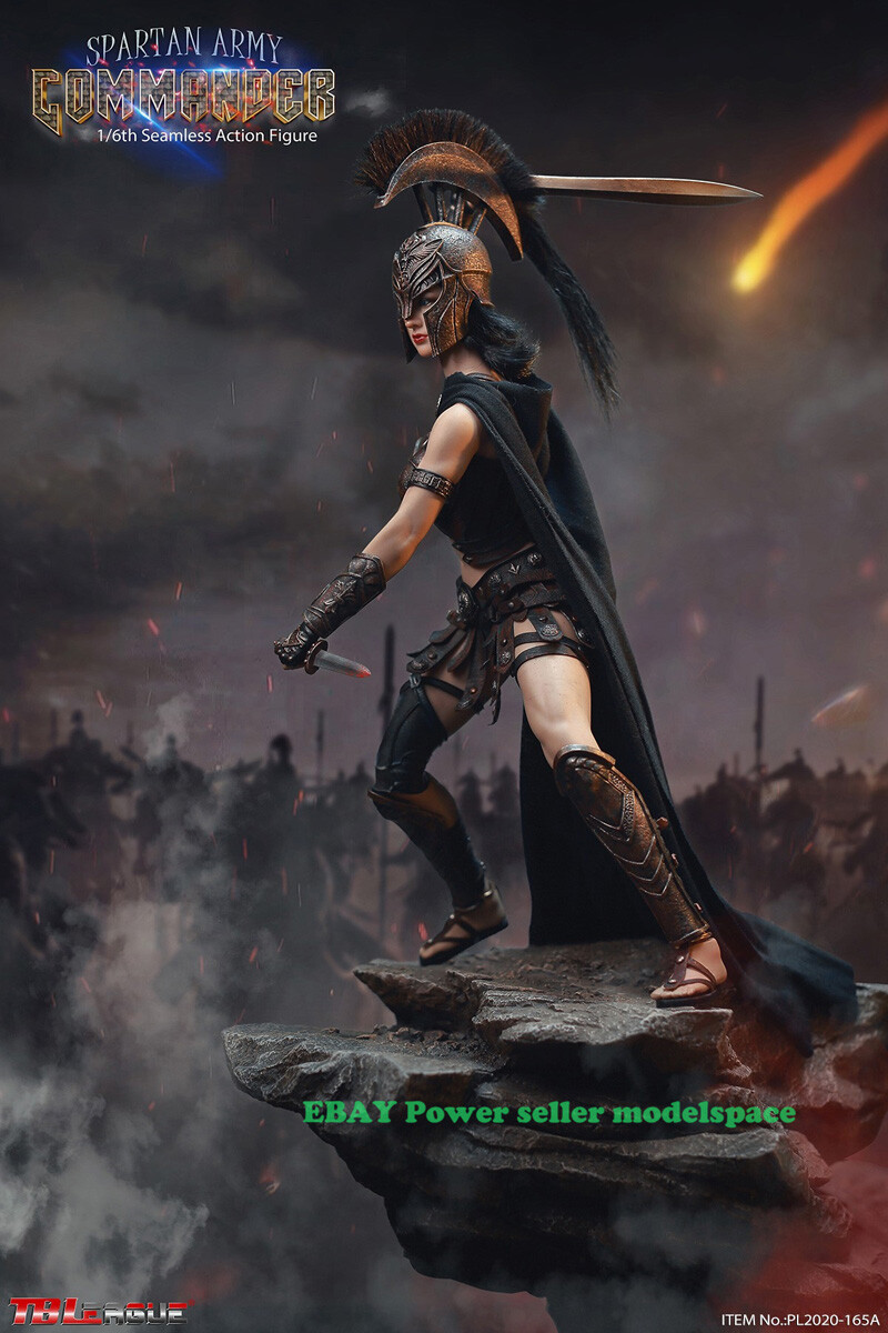 TBLeague PL2020-165A 1/6 Spartan Army Black Commander Female