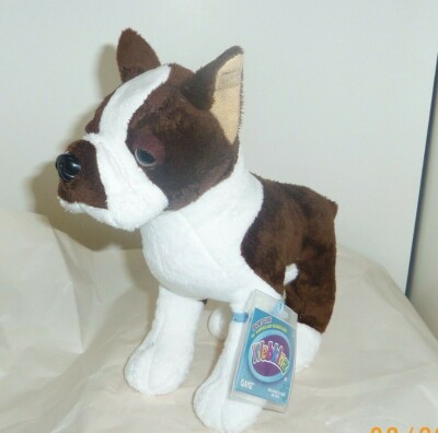 brown boston terrier stuffed animal